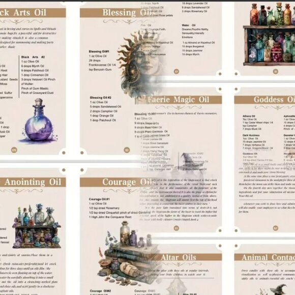 Magic Magical Oils Recipes Book NWT - Picture 4 of 5
